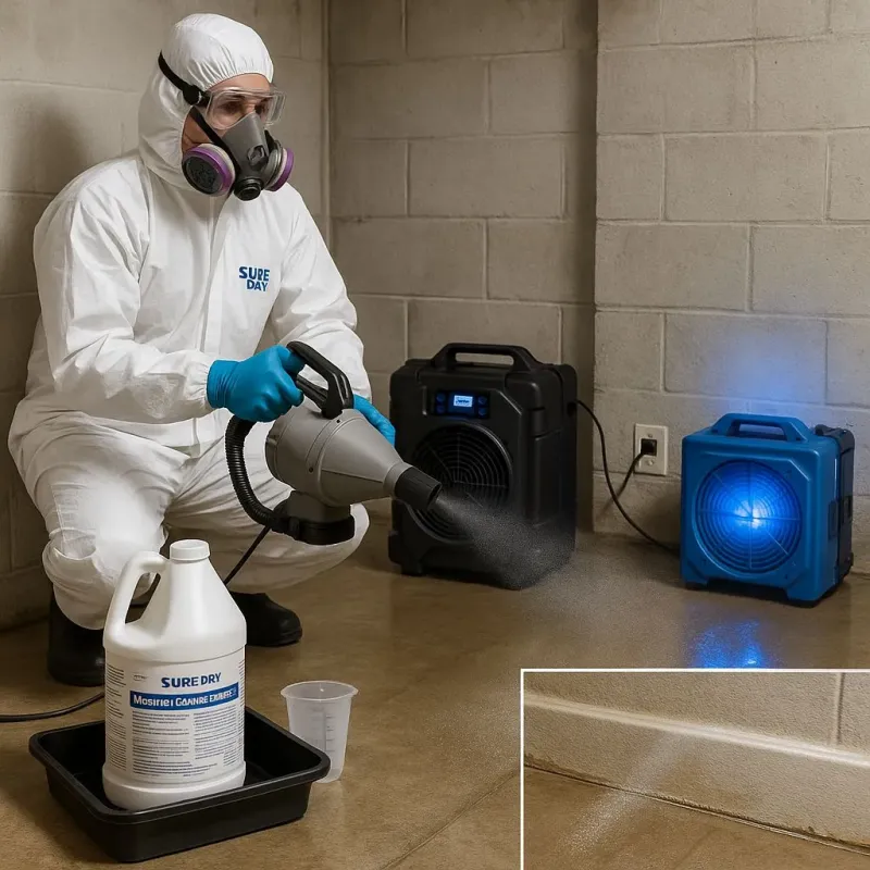 Sanitization and Odor Removal process in Grimes County, TX